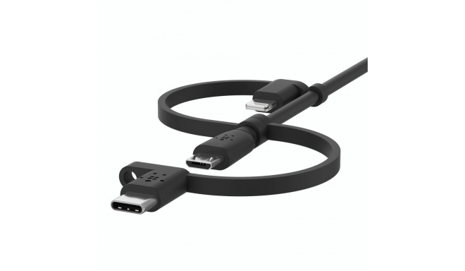 Belkin BOOST Charge Univ. kaabel 1,2m Lightn./Micro/USB-C - USB-A