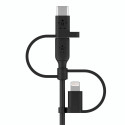 Belkin BOOST Charge Univ. kaabel 1,2m Lightn./Micro/USB-C - USB-A