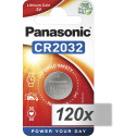120x1 Panasonic CR 2032 Liitium Patarei VPE Väline Kast