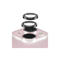 PanzerGlass Hoops Camera Protection for iPhone 15/15 Plus - with Black Frame