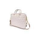 Guess Quilted bag for a 16" laptop - pink