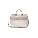 Guess Quilted bag for a 16" laptop - pink