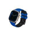 Uniq Linus Airosoft Silicone Strap for Apple Watch 1/2/3/4/5/6/7/8/SE/SE2/Ultra 42/44/45/49mm - Blue