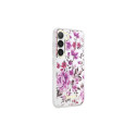 Guess GUHCS23SHCFWST S23 S911 white/white hardcase Flower Collection