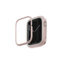 Uniq Moduo case for Apple Watch 4/5/6/7/8/SE/SE2 44/45mm - pink and white