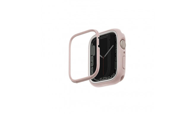 Uniq Moduo case for Apple Watch 4/5/6/7/8/SE/SE2 44/45mm - pink and white