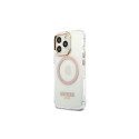 Guess GUHMP13XHTRMD iPhone 13 Pro Max 6.7 "gold / gold hard case Metal Outline Magsafe