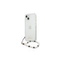 Guess GUHCP13MKPSWH iPhone 13 6.1" Transparent hardcase White Pearl