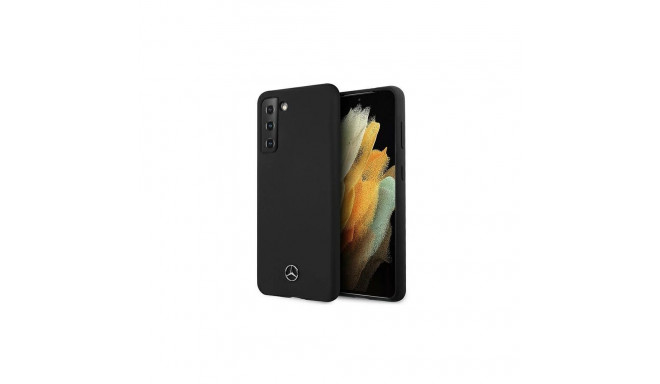 Mercedes MEHCS21SSILBK S21 G991 czarny/black hardcase Silicone Line