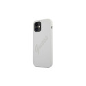 Guess GUHCP12SLSVSCR iPhone 12 mini 5.4" cream/cream hardcase Script Vintage
