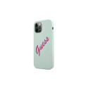 Guess GUHCP12LLSVSBF iPhone 12 Pro Max 6.7" blue fuchsia/blue fuschia hardcase Silicone Vintage