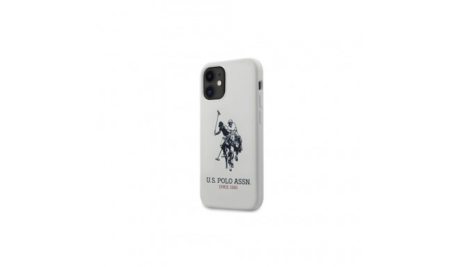 US Polo USHCP12SSLHRWH iPhone 12 mini 5,4" biały/white Silicone Collection