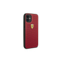 Ferrari FESPEHCP12SRE iPhone 12 mini 5.4" red/red hardcase On Track Perforated
