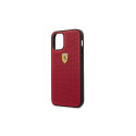 Ferrari FESPEHCP12SRE iPhone 12 mini 5.4" red/red hardcase On Track Perforated