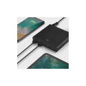 HUB Uniq Surge LITHOS Collective 90W 2xUSB-A QC 3.0 / 2xUSB-C PD 3.0 - black