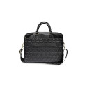 Guess Quilted bag for a 16" laptop - black