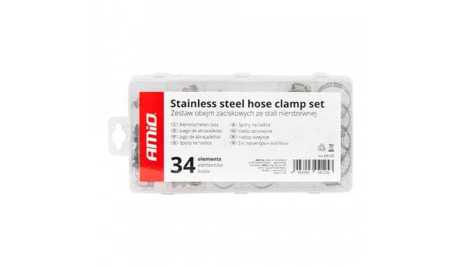 Klambrite komplekt 34 tk, roostevaba metall