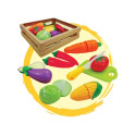 Gerardo's Toys Köögiviljade komplekt korvis