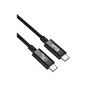 "CLUB 3D USB4 GEN2X2 TYPE-C kahesuunaline kaabel 4K60Hz andmed 20Gbps PD 240W 48V/5A EPR M/M 2m/6.56
