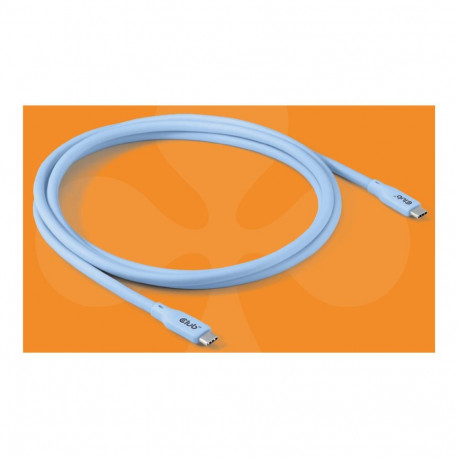 CLUB 3D USB4 Type-C kaabel 20Gbps/4K60Hz/PD 240W 48V/5A 2m, sinine