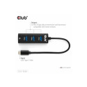 Club 3D USB Type-C 3.2 Gen1 3 pordiga USB Type-A ja gigabitine Ethernet jaotur