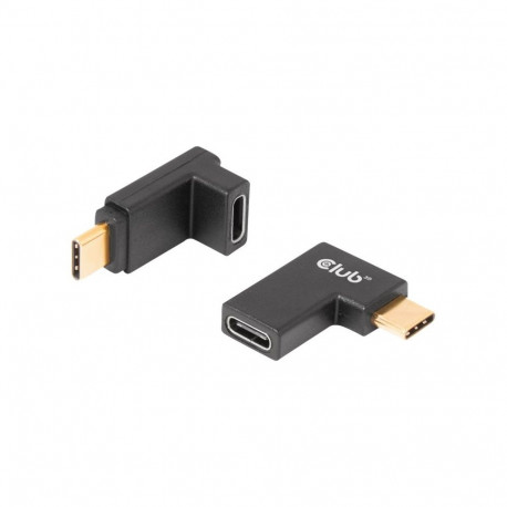 CLUB 3D USB Type C Gen2 Angled Adapter Set of 2 up to 4K120HZ 10GBPS