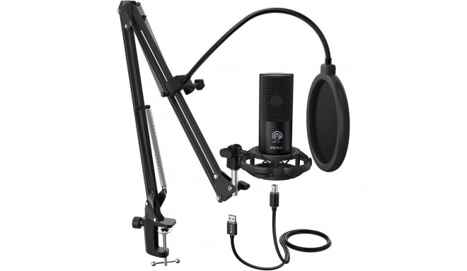 Fifine microphone T669 USB pop microphone set, filter, stand