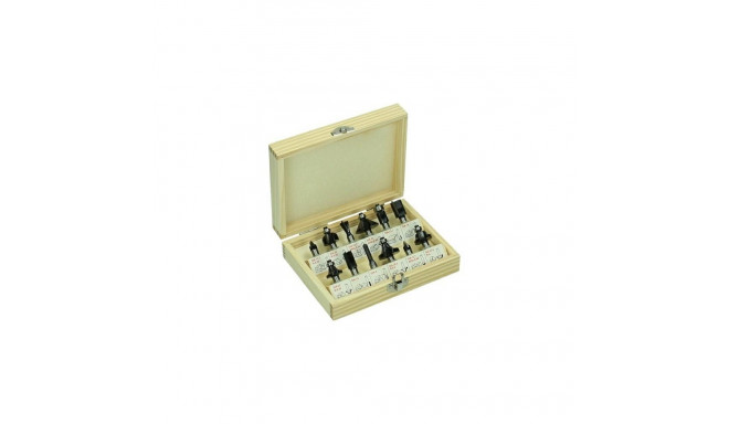 12-osaline freesitera komplekt, 8 mm vars