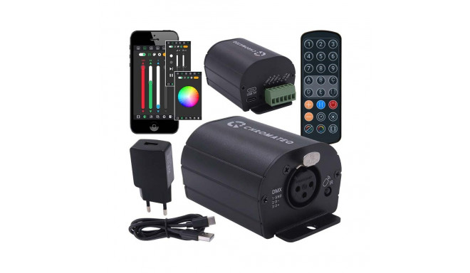 chromateq CLUB 512 DMX kontrolleri liides + kaugjuhtimispult