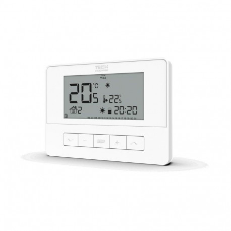 Wired room controller white T-4.1 Tech controllers