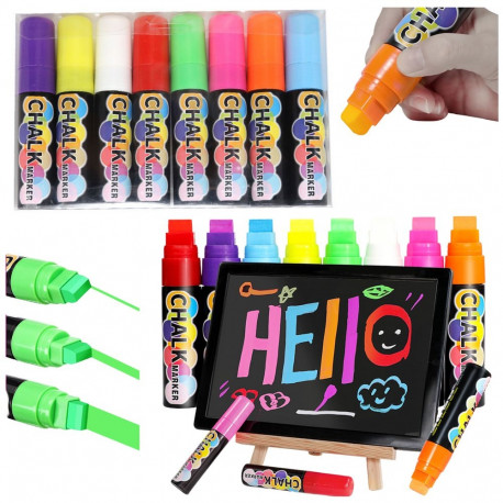 värvilised mitmeotstarbelised kriidimarkerid komplekt 8 tk