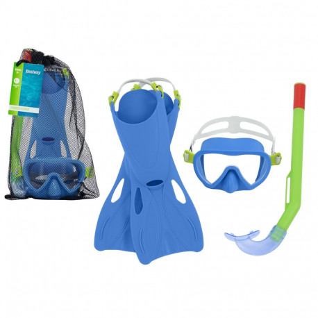 Bestway sukeldumiskomplekt 25039 maski, lestade ja snorkliga, sinine