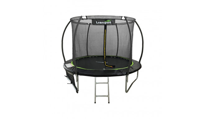 trampoliin LEAN Sport Max 8ft must-roheline