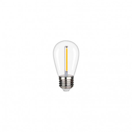 Visional LED Dimmable filament bulb E27, S14, 1W, 100lm, 2700K, 360°