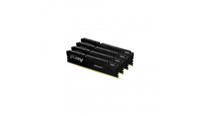 Kingston FURY Beast Black 4x32GB DDR4 5600MHz UDIMM CL40 KF556C40BBK4-128