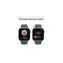Apple Watch Series 10 Cellular 46mm Silver/Denim Band - S/M