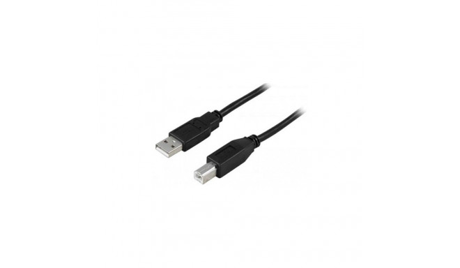 Deltaco USB-A 2.0 - USB-B 2m Black