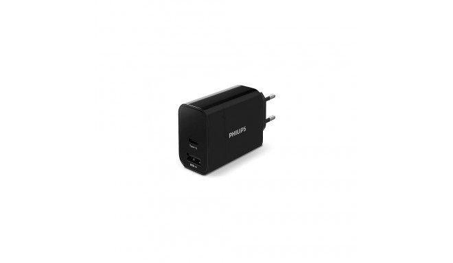 Philips High Power Dual USB Charger PD 1 USB-A USB C DLP2621/12