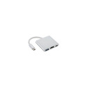 Fusion Accessories USB-C Multiport Adapter (USB 3.0 / HDMI / USB Type C) Silver