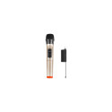 Puluz PU628J UHF Wireless Dynamic Microphone with LED Display(Gold)