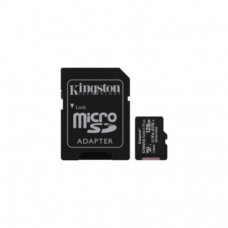 Kingston 128GB Canvas Select Plus 100R micro SDXC UHS-I + Adapter SDCS2/128GB