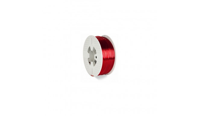 Verbatim 55062 PET-G Filament Red Transparent