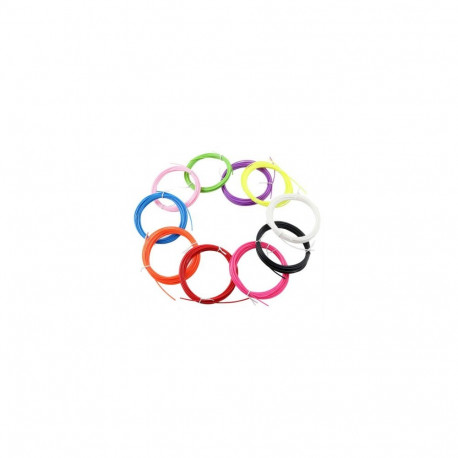 Fusion Accessories 3D printing pen abs filament with 10 colors 1.75 mm / 5m FUS3DFIL