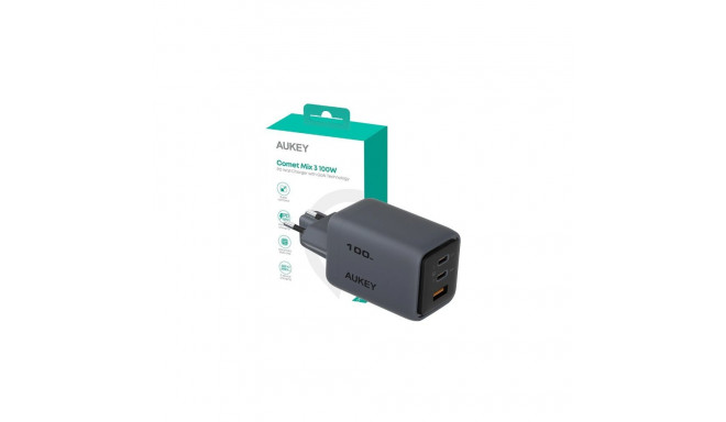 Comet Mix 3 Wall Charger PA-C5 3xUSB (2xUSB-C i 1xUSB-A) 100W 5A QC5.0 PD3.0 AFC PPS FCP SCP