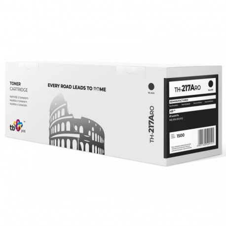 HP CF217A LJ 104 must tooner TH-217ARO, 100% taastatud