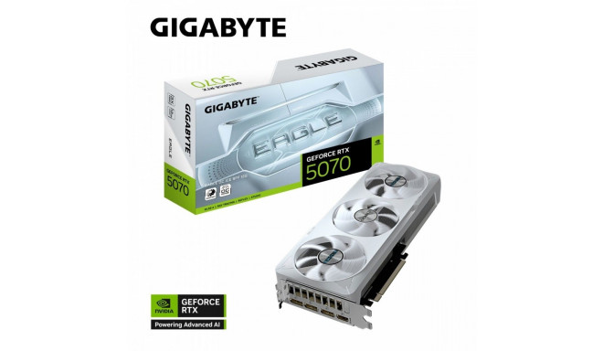 Graphics card GeForce RTX 5070 EAGLE OC ICE SFF 12G 192BIT GDDR7 3DP/HDMI