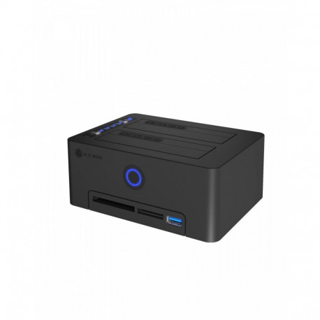 draivipesa IB-1233CL-CR 2x 2.5/3.5 SSD/HDD kaardilugeja