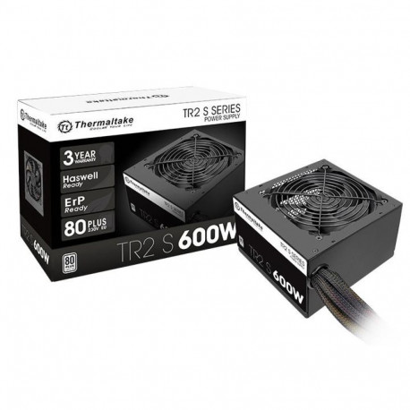Power supply TR2 S Black 600W (80+ 230V EU, 2xPEG, 120mm, Single Rail)