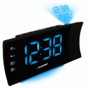 Clock radio with projection and USB charging CRP81USB