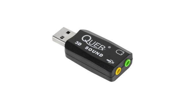 Sound Card QUER 3D Plug&Play 2 channels